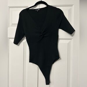 FashionNova size medium black bodysuit